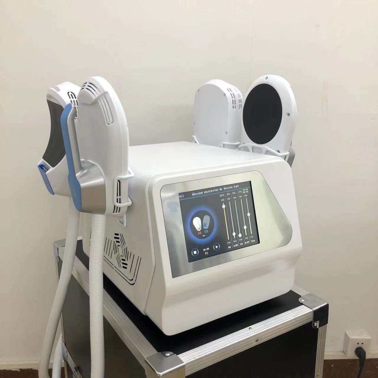 HIEMT Abs Training Body Slimming Machine EMS Muscle Stimulator EMSlim With RF Fat Burning Butt Lift Body Conturing Equipment