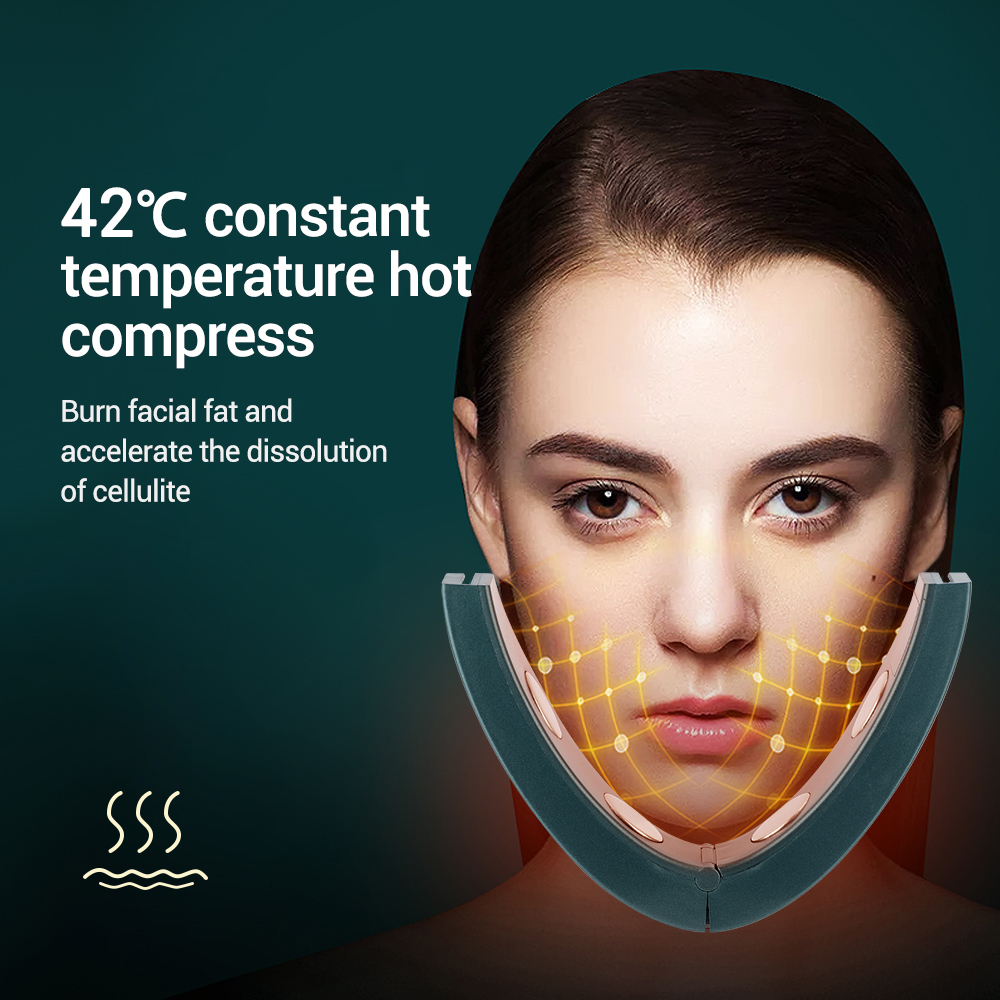Face Care Devices EMS Microcurrent Face Lifting Device Double Chin V Shape Lift Belt High Frequency Vibration Massager Skin Rejuvenation 230717