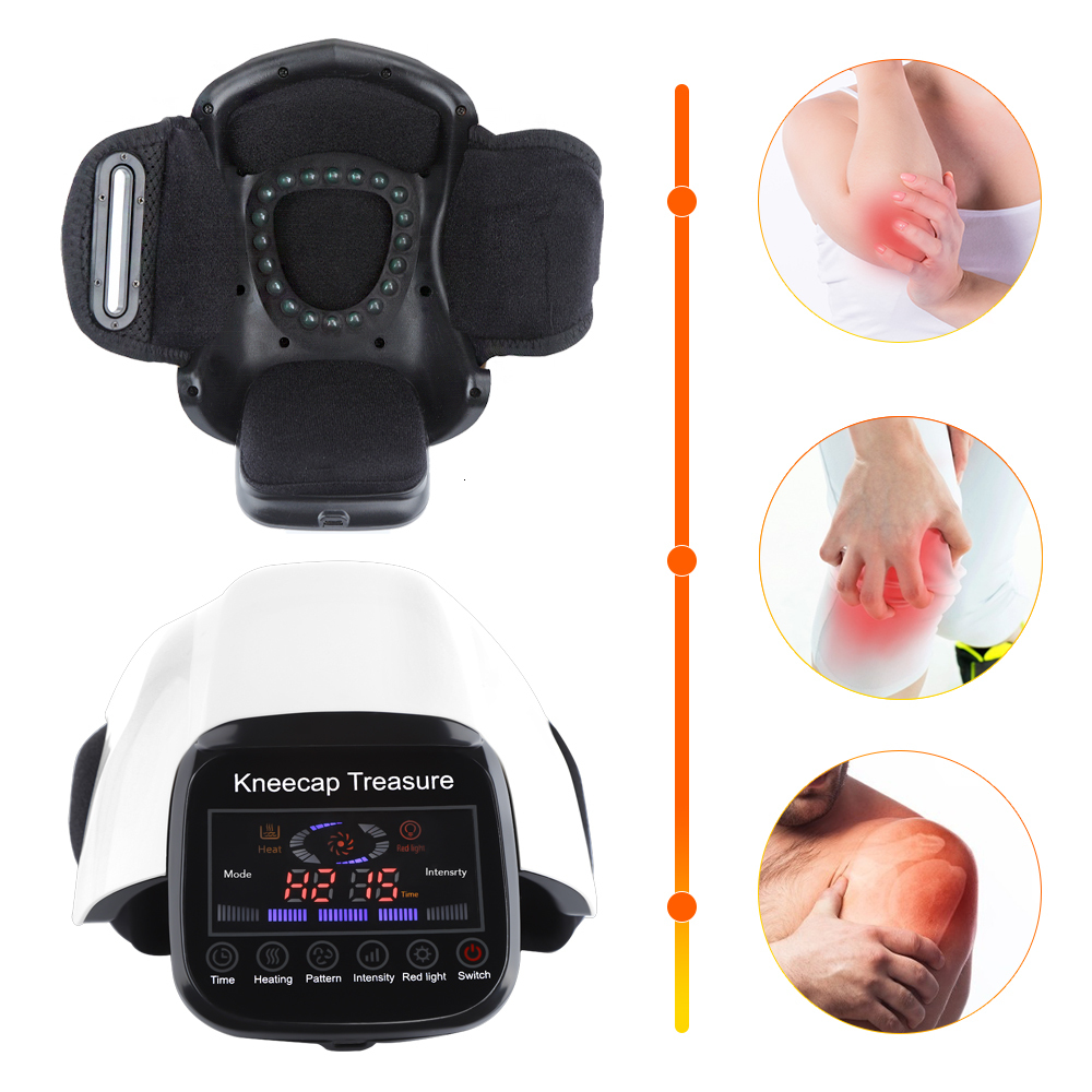 Leg Massagers Electric Infrared Heating Knee Massage Air Pressure Vibration Physiotherapy Instrument Knee Massage Rehabilitation Pain Relief 230718