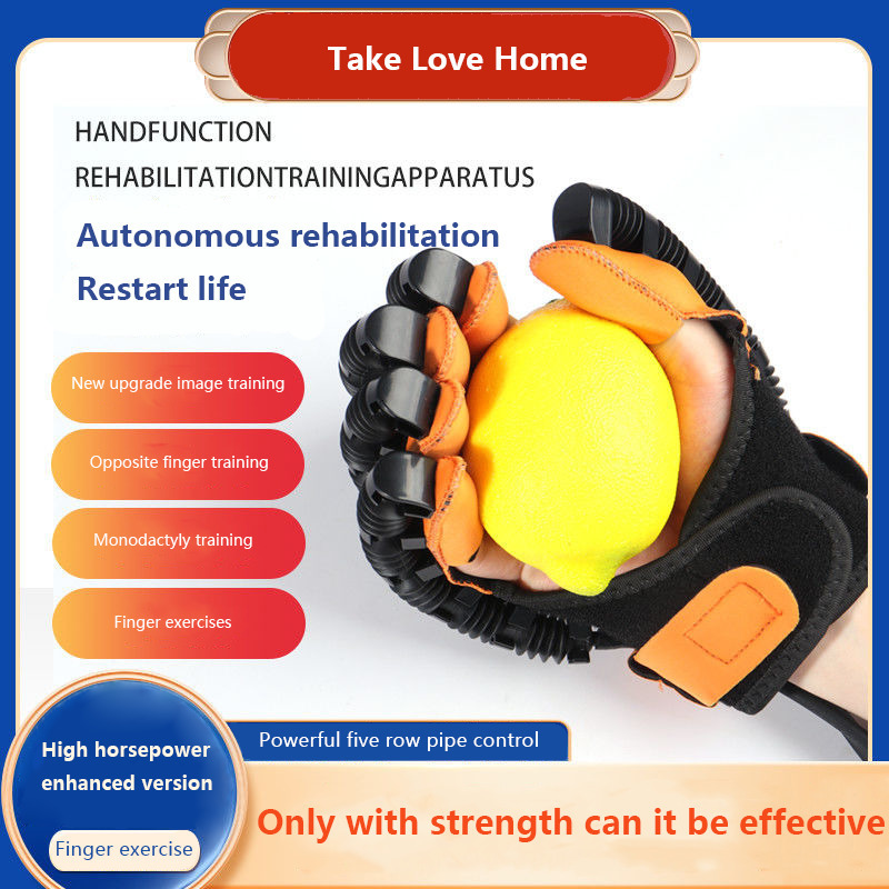 Hand Grips Rehabilitation Robot Glove Hand Device Finger Training Massage Gloves Stroke Hemiplegia Rehabilitation Hand Function 230717