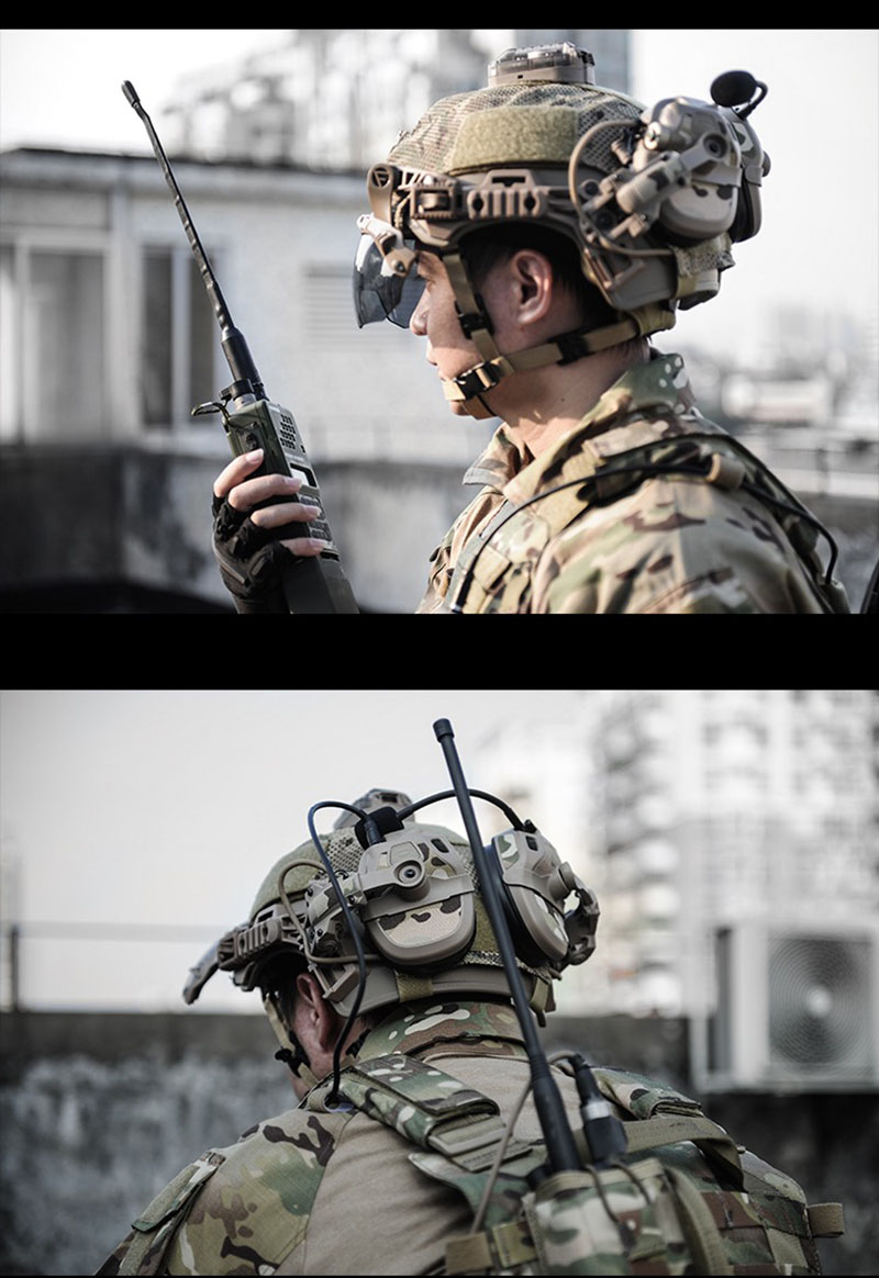 Digital Edition FMA AMP Tactical Headset Communication Noise Reduction V60 PTT