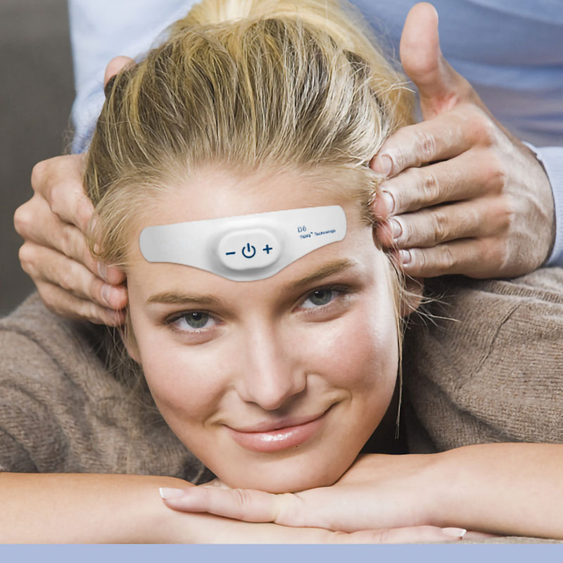 Head Massager Migraine Relief Insomnia Sleep Instrument TENS Microcurrent Sleep Aid Device Pressure Relief Migraine Head Massager Device 230718