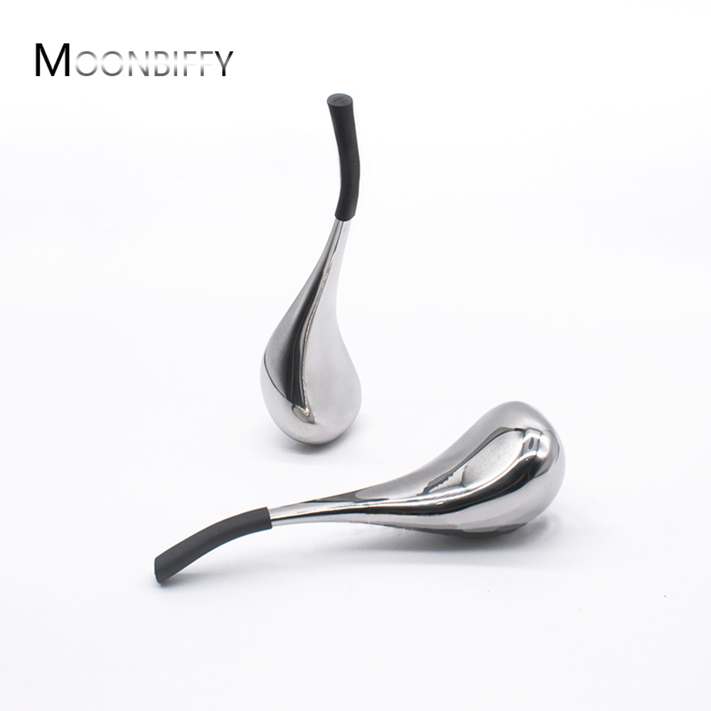 Full Body Massager Stainless Steel Ice Globes Spoon Massage Freeze Tools Eliminate Eye Pattern Spa Ball Cryo Roller Cooling Skin masajes 230718