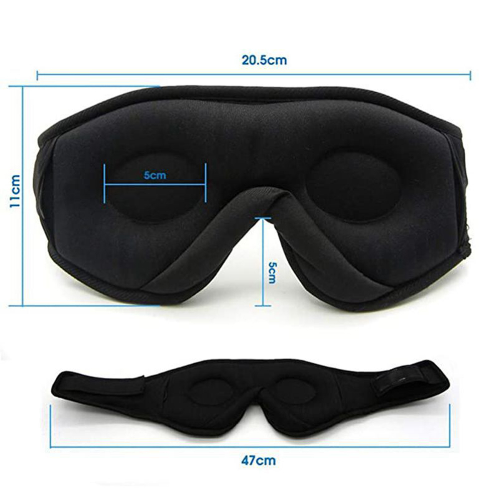 Eye Massager Mask For Sleep Headphones Bluetooth 3D Eye Mask Music Play Sleeping Headphones with Built-in HD Speaker 230718