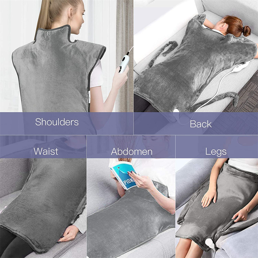 Massaging Neck Pillowws U Shape Electrical Shiatsu Back Neck Shoulder Body Massager Infrared Heating Pad Ultra-Soft Kneading CarHome Massage Shawl 230