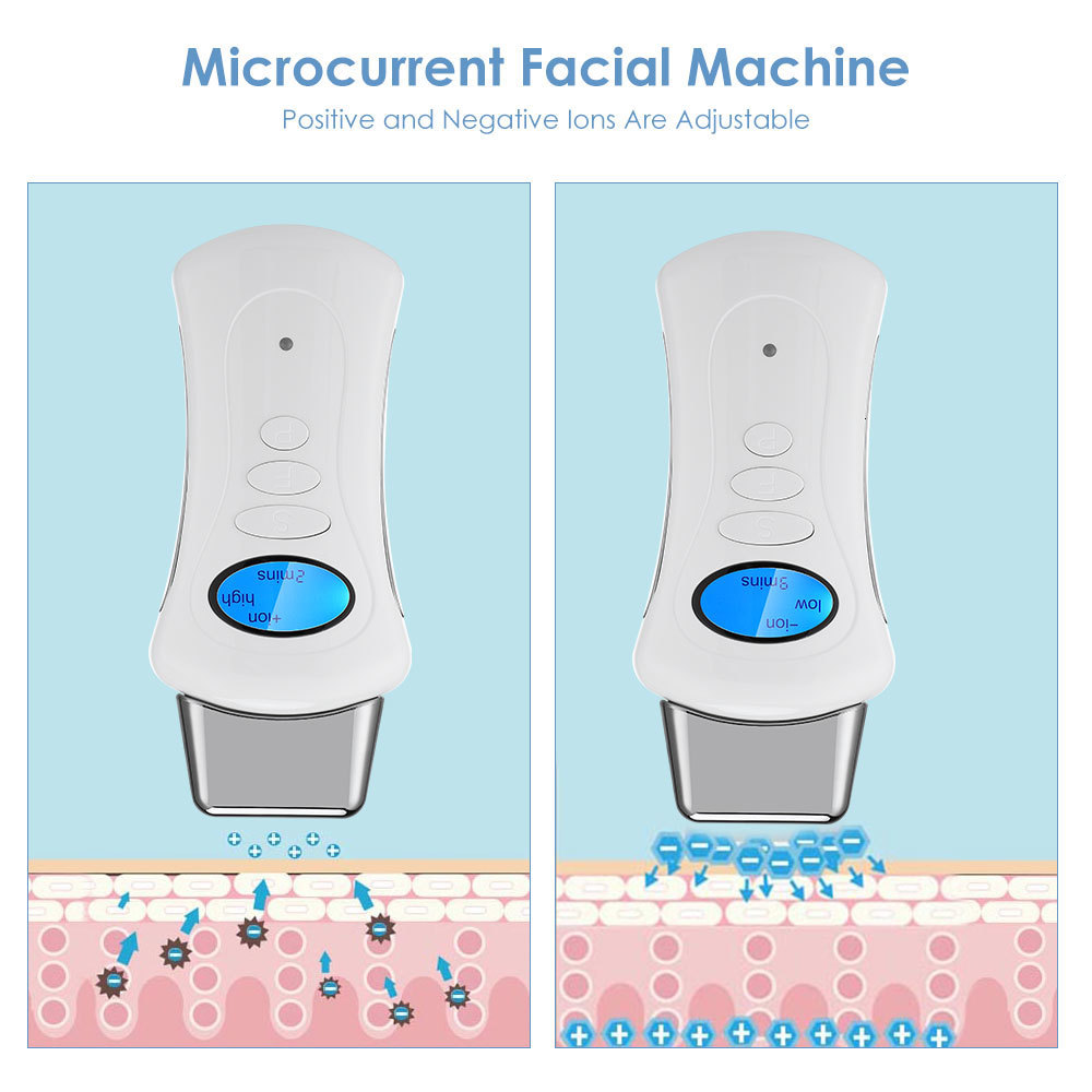 Face Massager Microcurrent Galvanic Face Massagers Lifting Machine Skin Rejuvenate Tightening Anti-Wrinkles Mesotherapy Electroporator 230718