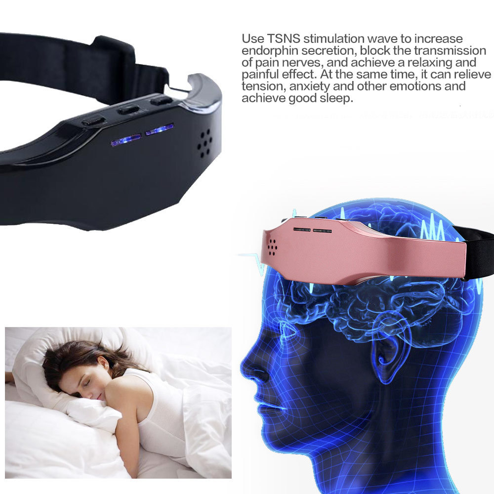 Head Massager Electric Headache and Migraine Relief Head Massager Migraine Insomnia Release USB Rechargeable Therapy Machine Relax Health Care 230718