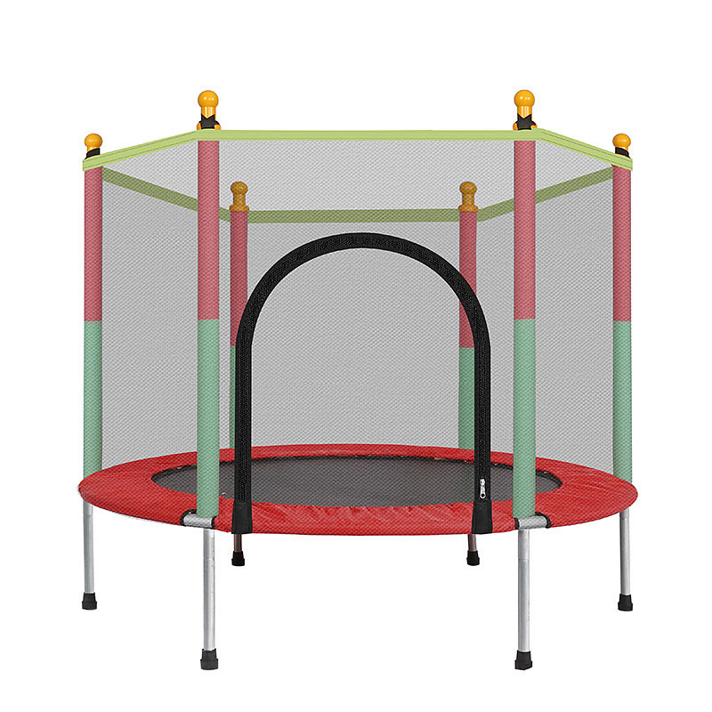 Trampolines High Quality Trampoline for Children Exercise Trampoline with Protective Net Equipped Indoor Sports Entertainment Support 100 KG 230717