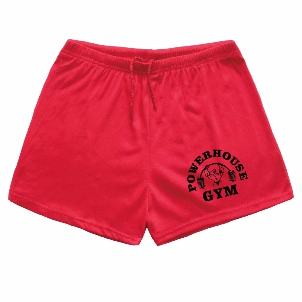 Men's Tank Tops Board Shorts Powerhouse Fitness Bodybuilding Workout Drawstring For Man Cotton Short 230717