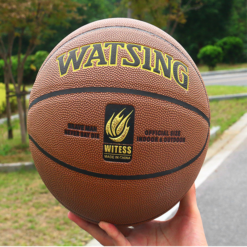 Balls WITESS China High Quality Basketball Ball Official Size 7 PU Leather Outdoor Indoor Match Training Men Women Basketball 230717
