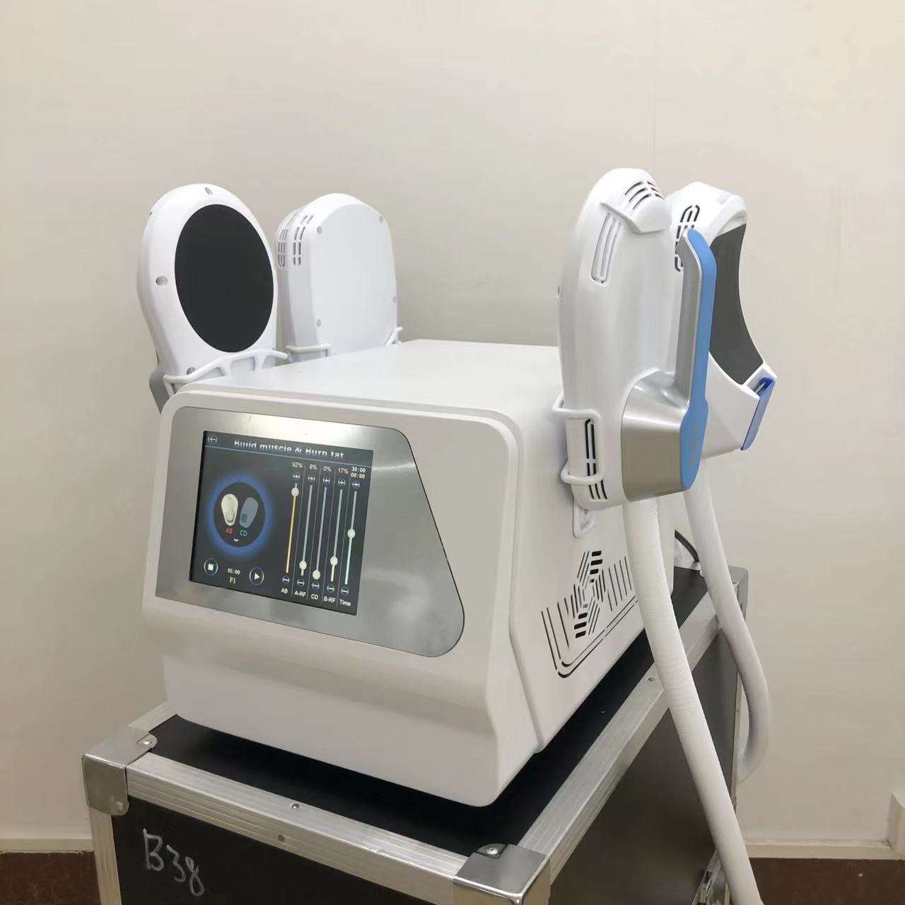 HIEMT Abs Training Body Slimming Machine EMS Muscle Stimulator EMSlim With RF Fat Burning Butt Lift Body Conturing Equipment