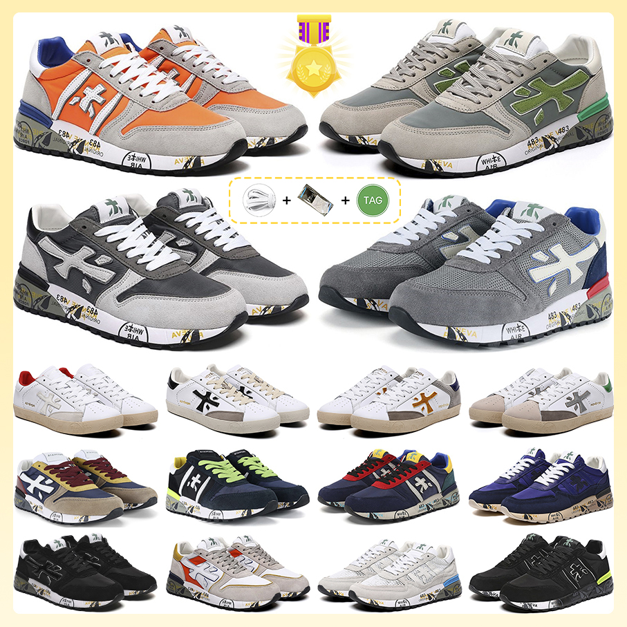 New Premiata mens womens running shoes Italy mick lander django sheepskin genuine leather trainers sports sneakers for men and women 36-45, Item#8
New Premiata mens womens running shoes Italy mick lander django sheepskin genuine leather trainers sports sneakers for men and women 36-45, Item#8