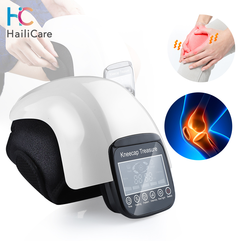 Leg Massagers Electric Infrared Heating Knee Massage Air Pressure Vibration Physiotherapy Instrument Knee Massage Rehabilitation Pain Relief 230718