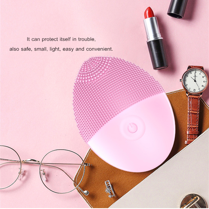 Cleaning Tools Accessories Electric Silicone Brush Cleansing Skin Massager Face Brush Vibration Sonic Cleanser Deep Pore brush machine 230717