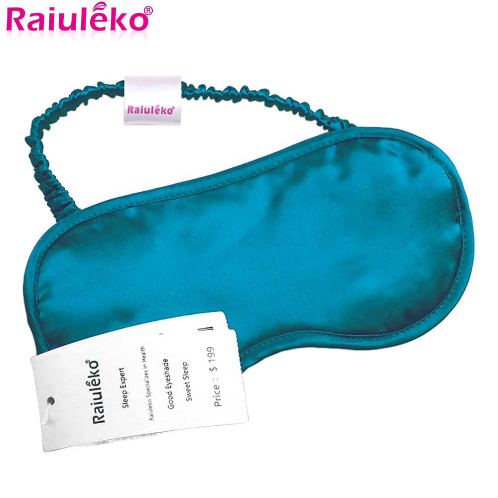 Eye Massager 100% Natural Mulberry Pure Silk Sleep Rest Eye Mask Padded Shade Cover Travel Relax Aid Blindfolds 4 Colors Eyeshade with Box 230718