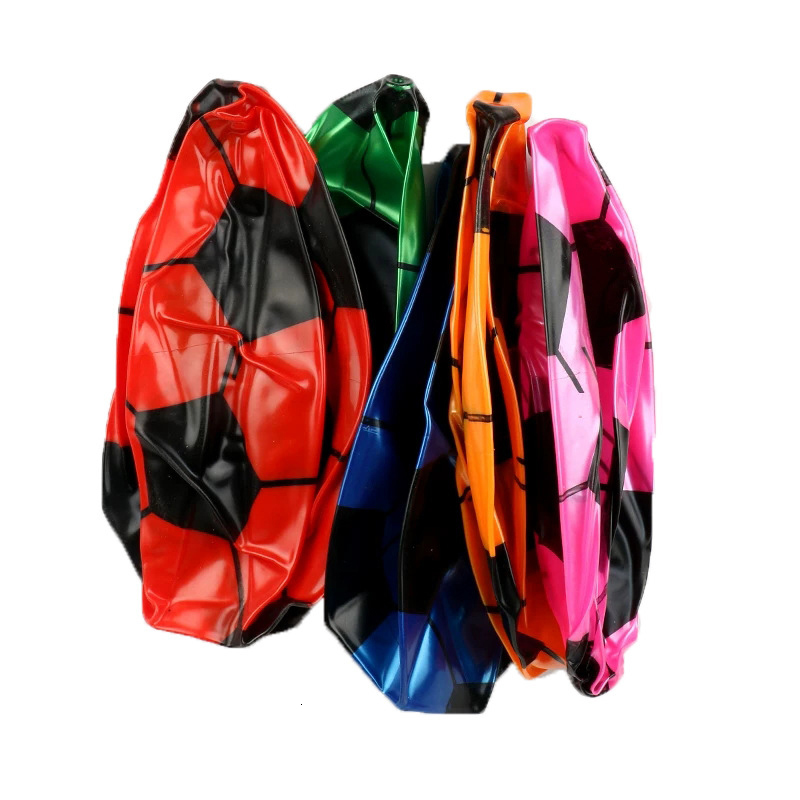 Balls 20cm Children Soccer Ball Multicolor PVC Inflatable Hand Pat Football Sports Matches Training Outdoor Games Beach Elastic Balls 230718