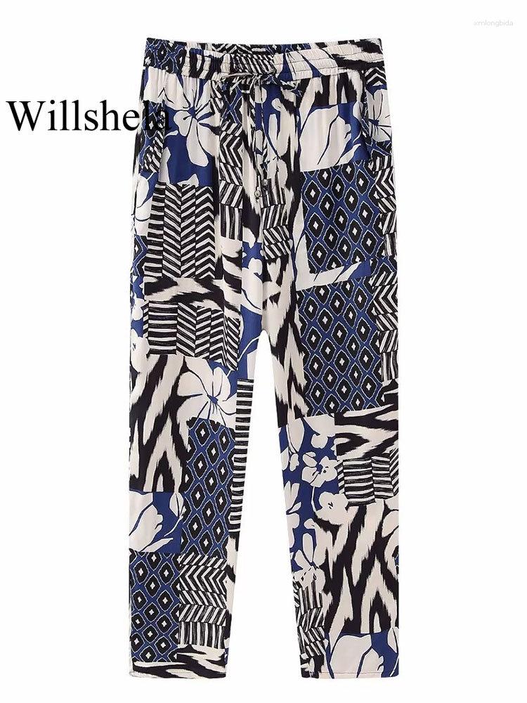 Women's Pants Women Fashion Printed Drawstring Straight Vintage High Elastic Waist Full Length Female Chic Lady Trousers, Print
Women's Pants Women Fashion Printed Drawstring Straight Vintage High Elastic Waist Full Length Female Chic Lady Trousers, Print