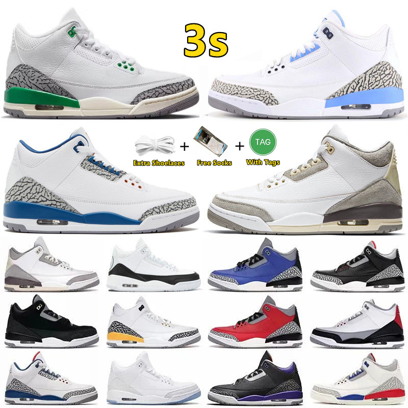 Jumpman 3 3s Mens Basketball Shoes J BALVIN Racer Blue UNC Luck Green Fire Red Cool Grey Muslin Pure White Court Purple Men Women Trainers Sports Sneakers 36-47, Color#35
Jumpman 3 3s Mens Basketball Shoes J BALVIN Racer Blue UNC Luck Green Fire Red Cool Grey Muslin Pure White Court Purple Men Women Trainers Sports Sneakers 36-47, Color#35