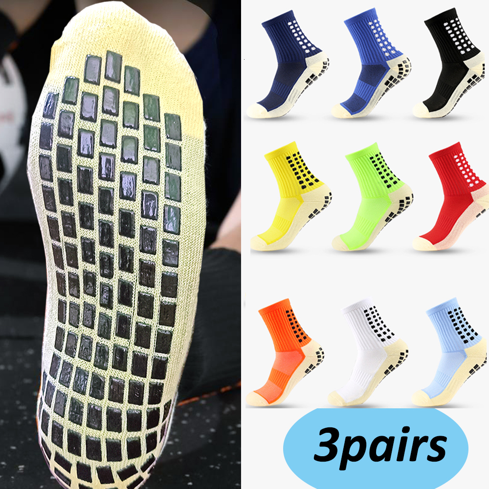Sports Socks Men Football Socks Sports Socks Midtube Dispensing Anti Slip Soccer Socks Cotton Calcetines cycling Socks Sport Stockings 230717