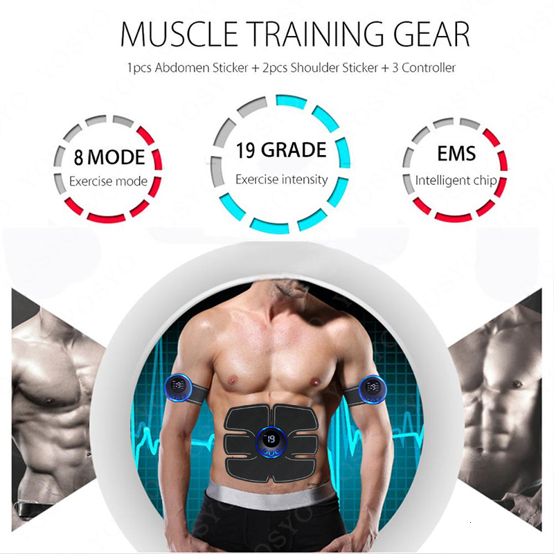 Face Massager Rechargable EMS Muscle Stimulator Electric Tens Puslse Massage Therapy Pain Relief Digital Meridian Full Body Massager 230718
