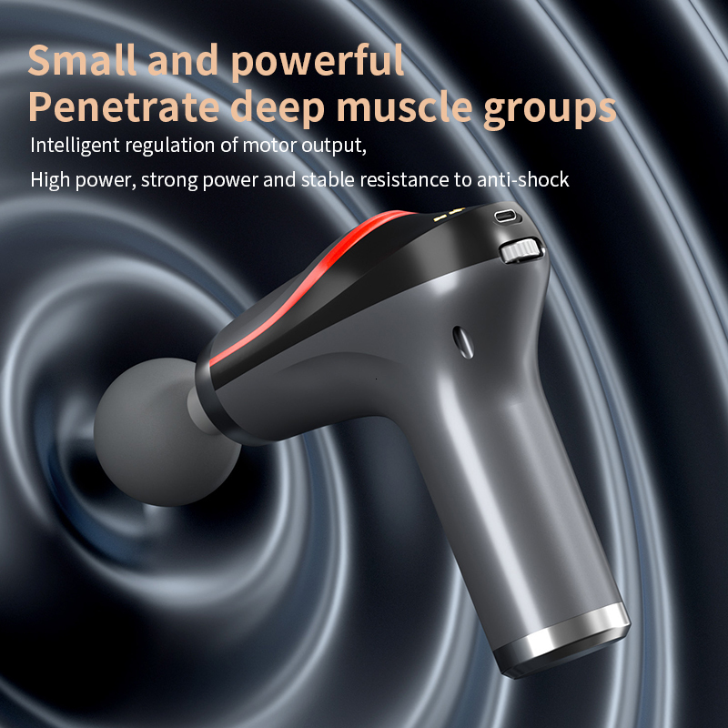 Full Body Massager SITUOFUN Portable Massage Gun For Body Neck Back Sport Deep Tissue Muscle ReLAxation Fitness Electric Percussion Massager 230718