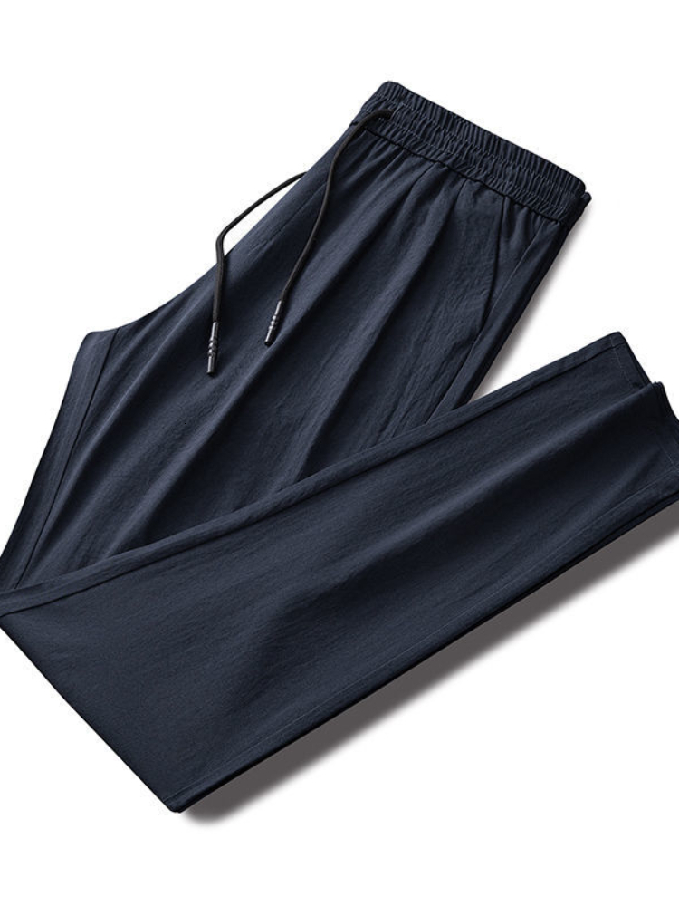 Men s Pants Ice Silk Summer Ultra thin Cooling Quick drying Sports Casual Loose Increase The Size Air Conditioning 230718
