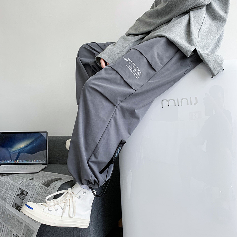 Men s Pants Black Cargo Mens Hip Hop Streetwear Fashion Jogger Harem Trousers Man Casual Sweatpants Male Big Size 5XL 230718