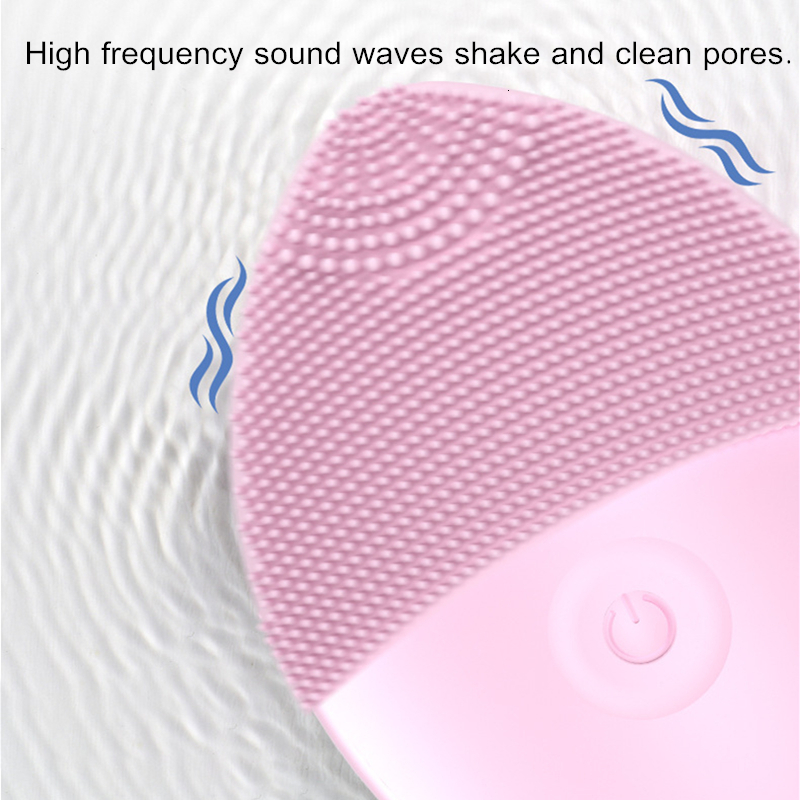 Cleaning Tools Accessories Electric Silicone Brush Cleansing Skin Massager Face Brush Vibration Sonic Cleanser Deep Pore brush machine 230717