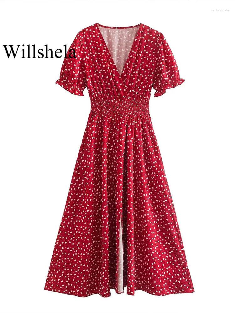 Party Dresses Women Fashion Printed Pleated Front Slit Elastic Waist Midi Dress Vintage Short Sleeve V-Neck Female Chic Lady, Print
Party Dresses Women Fashion Printed Pleated Front Slit Elastic Waist Midi Dress Vintage Short Sleeve V-Neck Female Chic Lady, Print