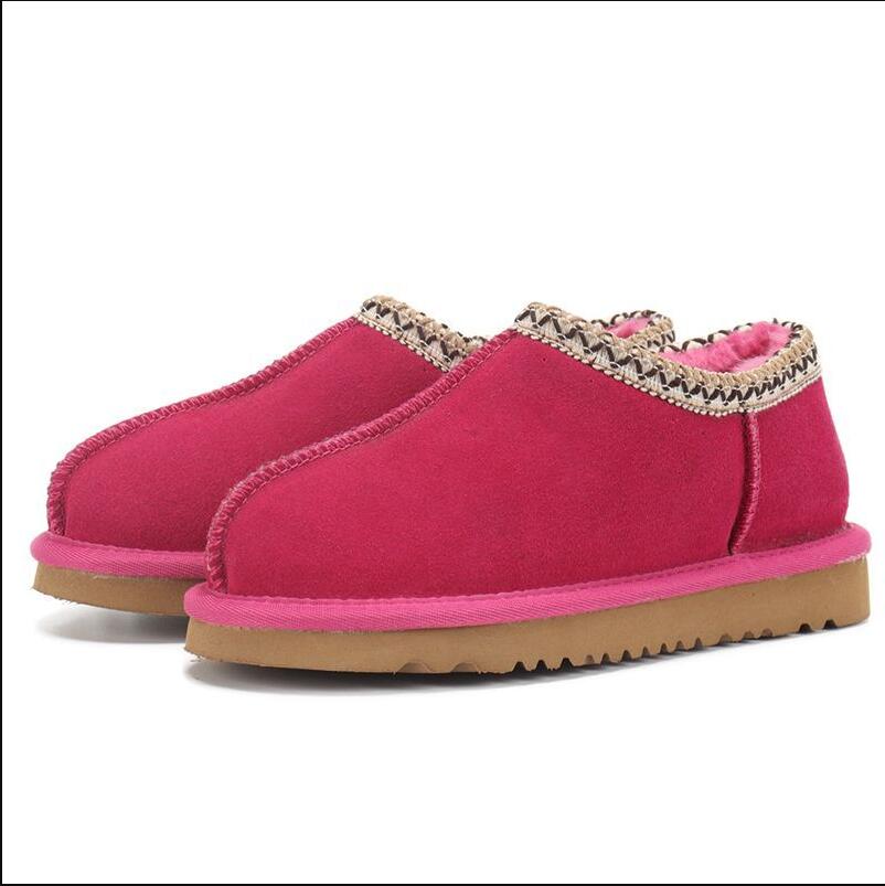 Slippers Tasman Slippers Chestnut Fur Womens Tazz Slides Sheepskin Shearling Classic Mules Ultra Mini Platform Boot Slip-on Shoes Suede Upper Wool