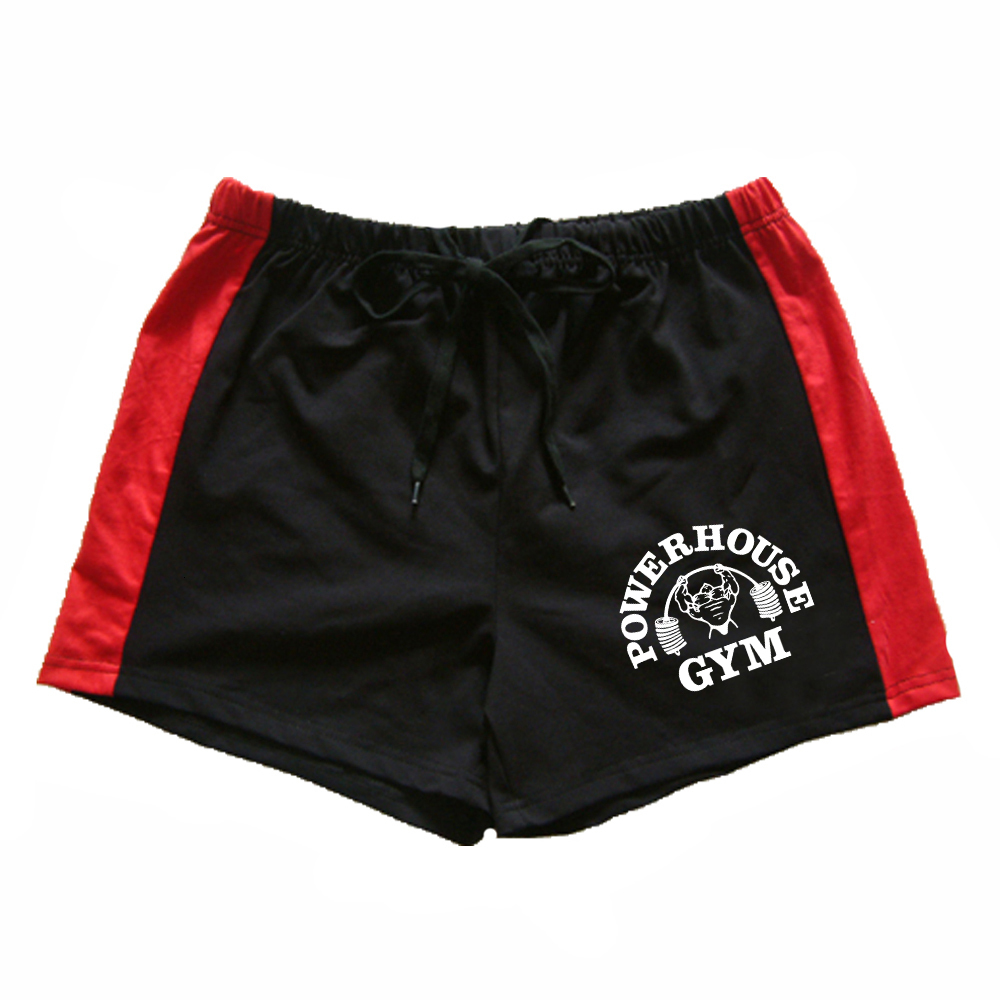 Men's Tank Tops Board Shorts Powerhouse Fitness Bodybuilding Workout Drawstring For Man Cotton Short 230717
