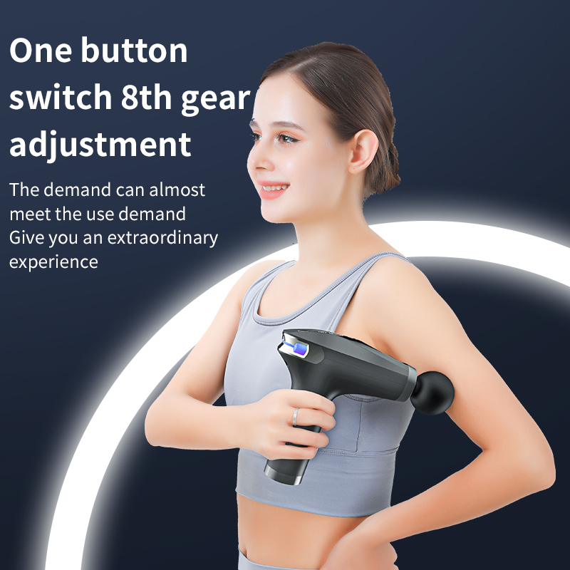 Full Body Massager Professional Massage Gun Fitness Extended Massage Tapping Deep Tissue Muscle Massager for Full Body Back and Neck Pain Relief 23071