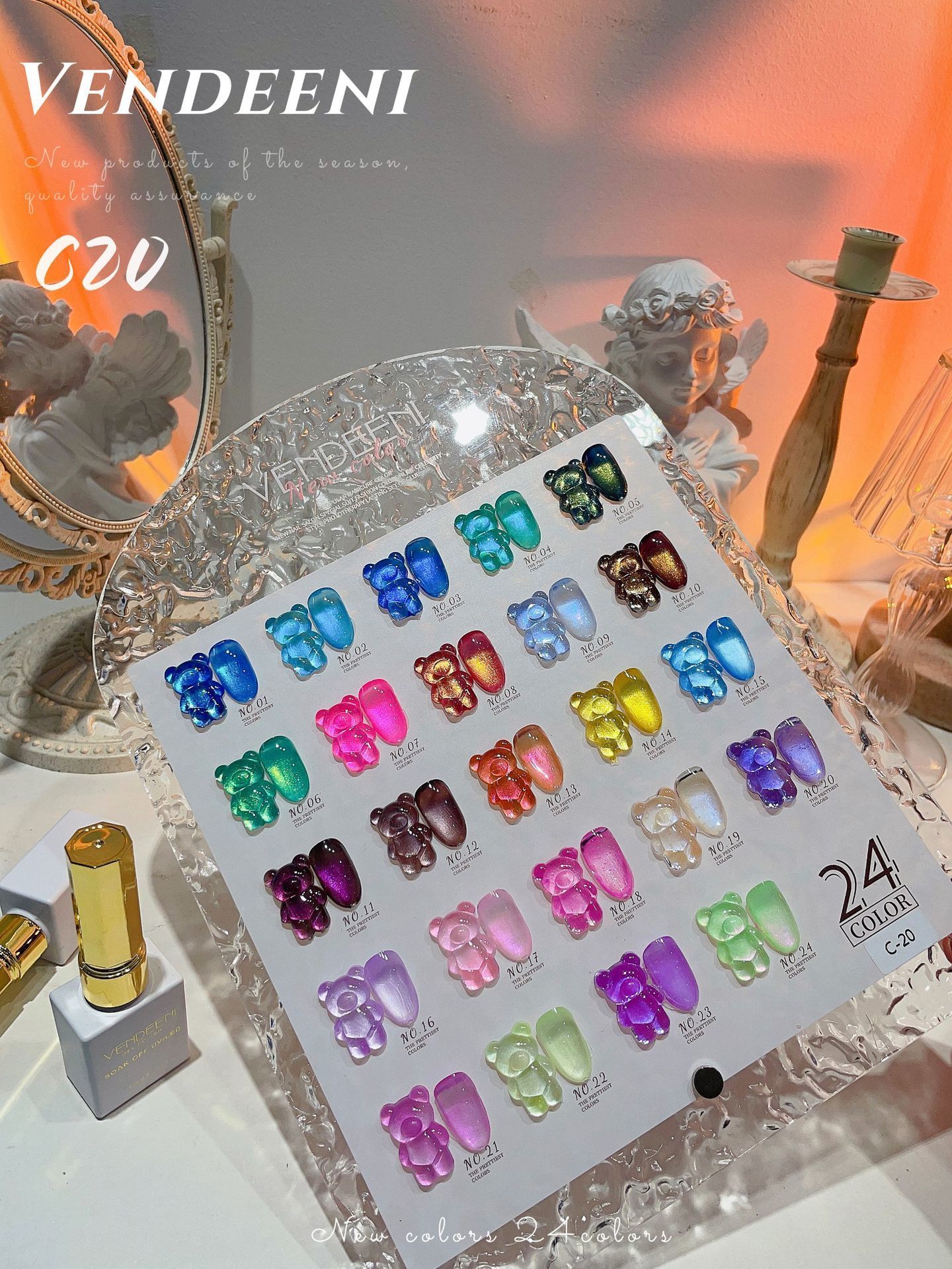Nail Polish 24 Candy colors Art Mother Of Pearl Texture Thread P otherapy Gel Pearlescent Fine Glitter 230718
