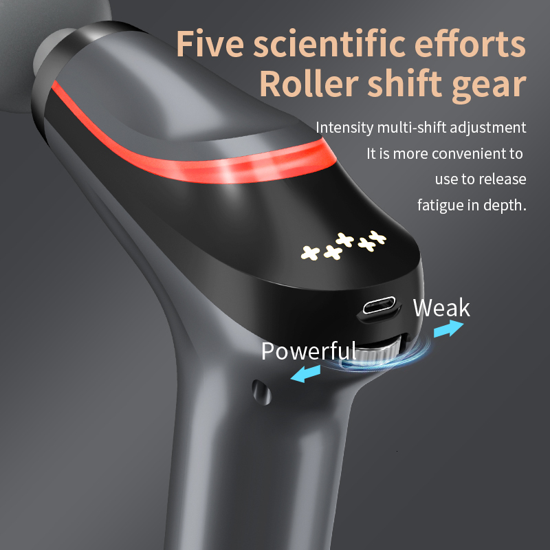 Full Body Massager SITUOFUN Portable Massage Gun For Body Neck Back Sport Deep Tissue Muscle ReLAxation Fitness Electric Percussion Massager 230718