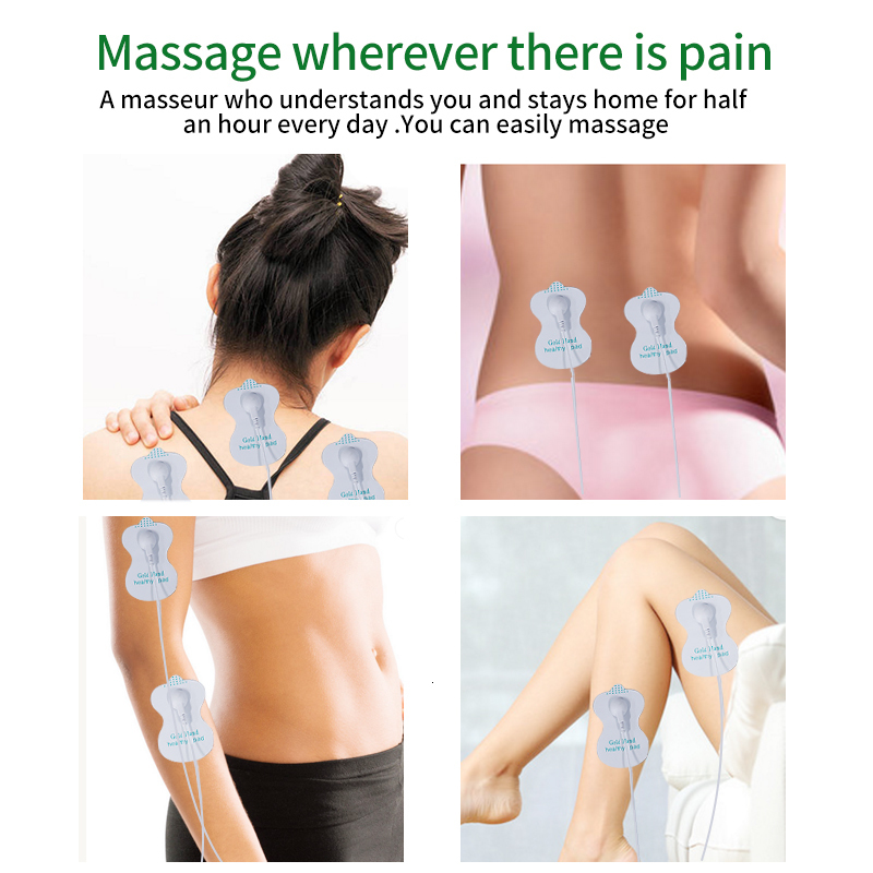Face Massager Full Body Tens Acupuncture Electric Therapy Massager EMS Muscle Stimulator Meridian Physiotherapy Massage Apparatus Massager 230718
