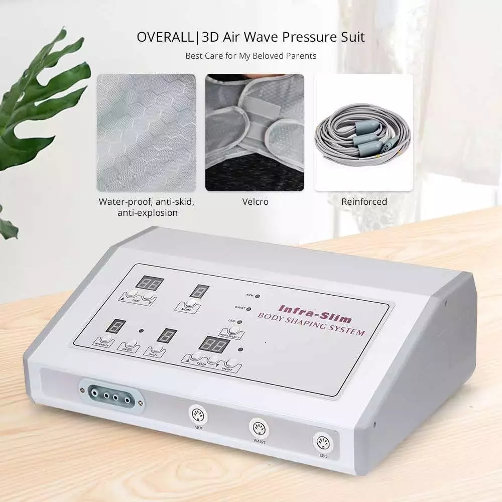 Face Massager Professional Air Pressure Massage Heating Weight Losing Full Body Conjoined Negative Body Shaper Massage Device for Spa 230718