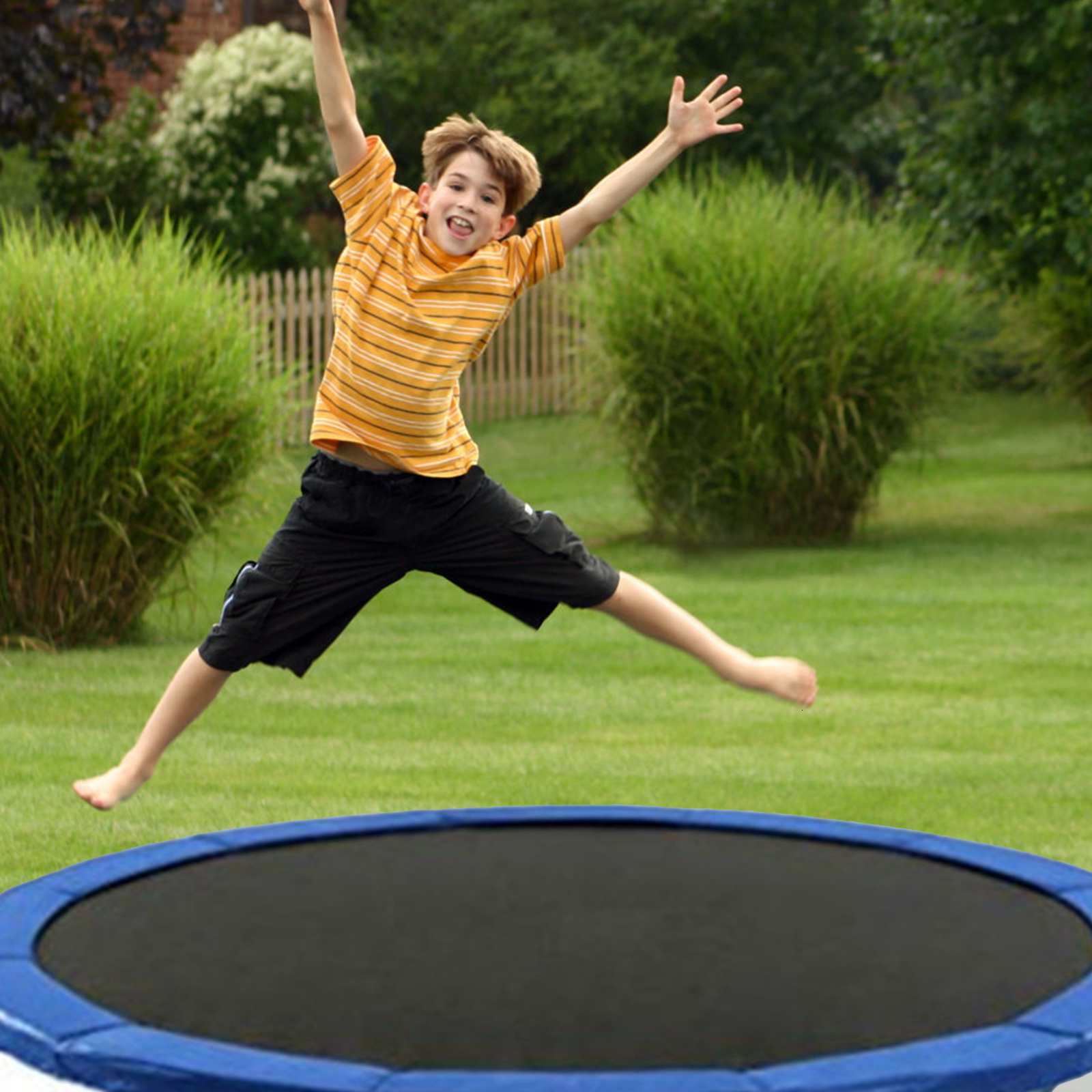 Trampolines Round Trampoline Safety Pad Foldable Trampoline Safety Pad Mat Made With PVC EPE And PE Trampoline Pads Made Of PVC EPE And PE 230717