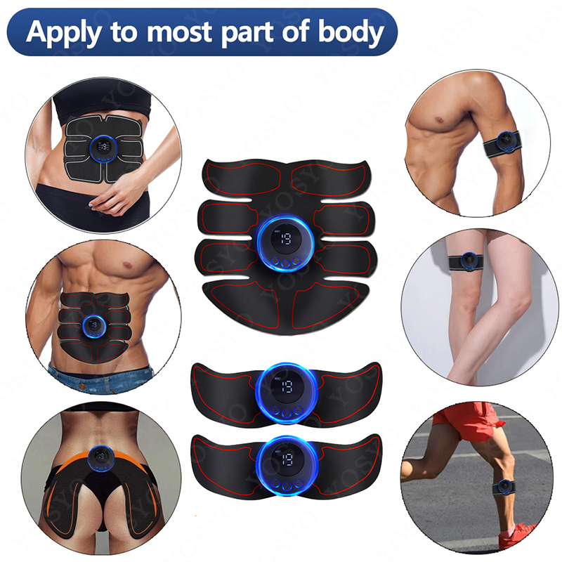 Face Massager Rechargable EMS Muscle Stimulator Electric Tens Puslse Massage Therapy Pain Relief Digital Meridian Full Body Massager 230718