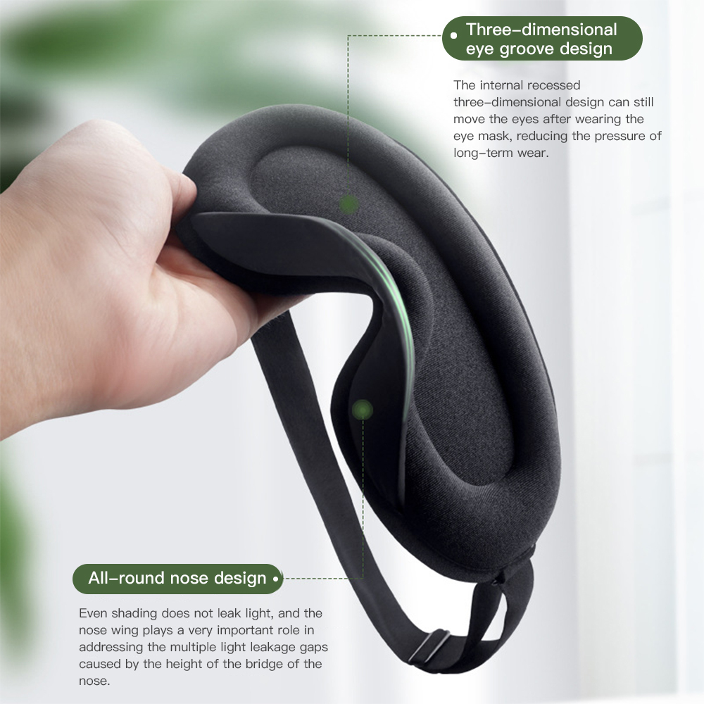 Eye Massager 3D Shading Eye Mask Rebound Memory Foam Sleeping Mask for Eyes Cover for Traveling Blindfold Eye Protection Care Massage 230718