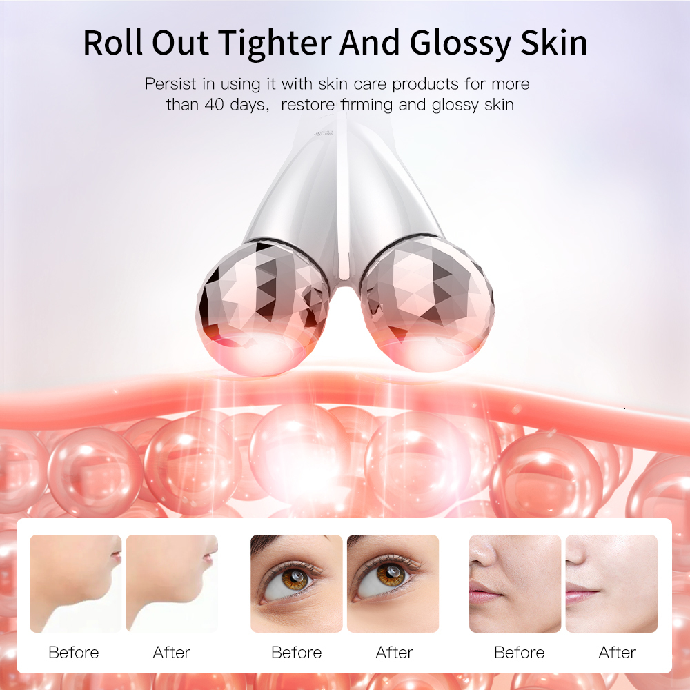 Face Care Devices ANLAN EMS Face Roller Electric V Face Massagers Microcurrent Face Lift Beauty Machine Slimmer Double Chin Massage Skin Care Tool 230