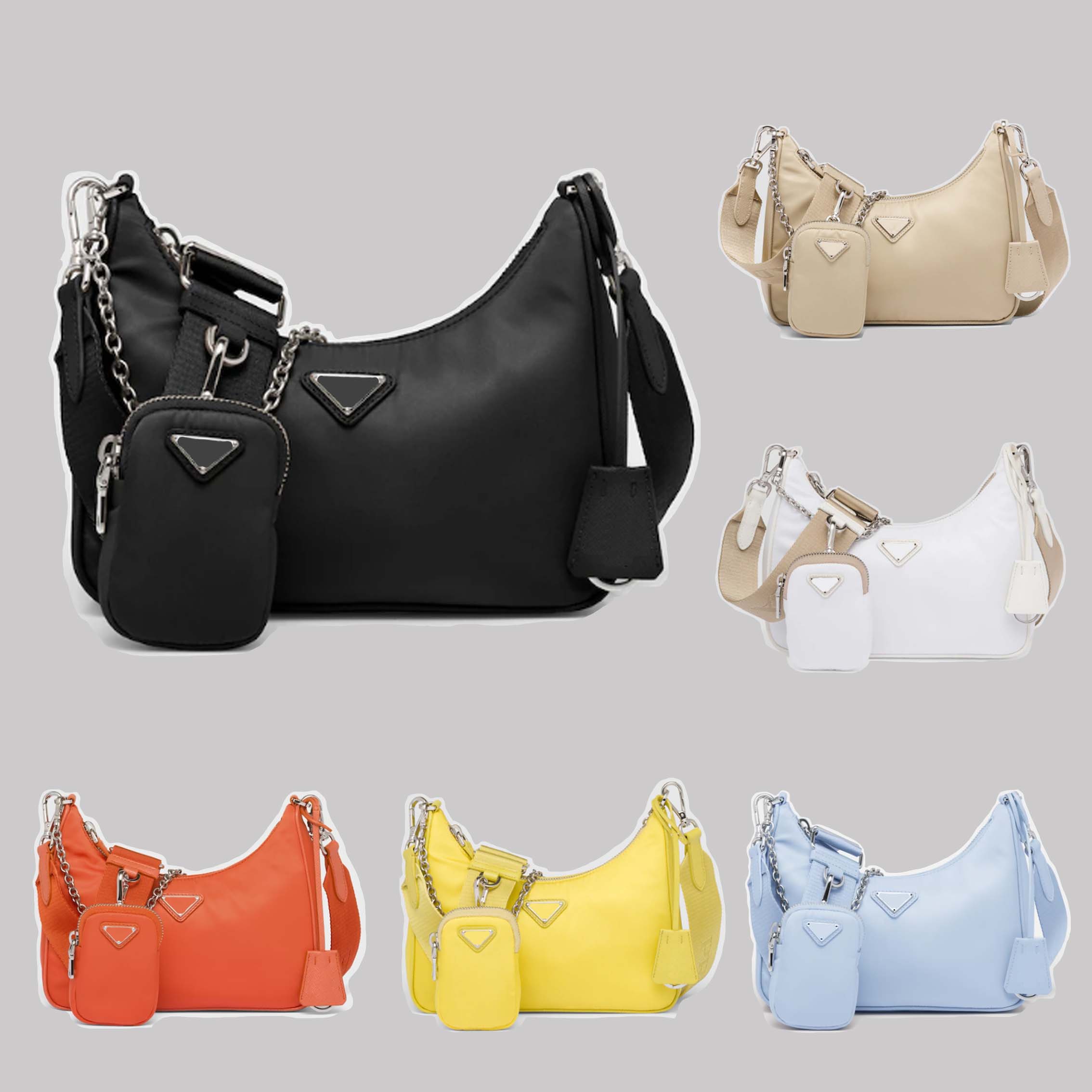 Designers Bags Luxurys Handbag Totes Handbags Prado 3 Pieces Bags 2005 Crossbody Hobo Purses Sale Womens Lady Shoulder Fashion Wallet Bag Large Capacity Letters0, #13
Designers Bags Luxurys Handbag Totes Handbags Prado 3 Pieces Bags 2005 Crossbody Hobo Purses Sale Womens Lady Shoulder Fashion Wallet Bag Large Capacity Letters0, #13