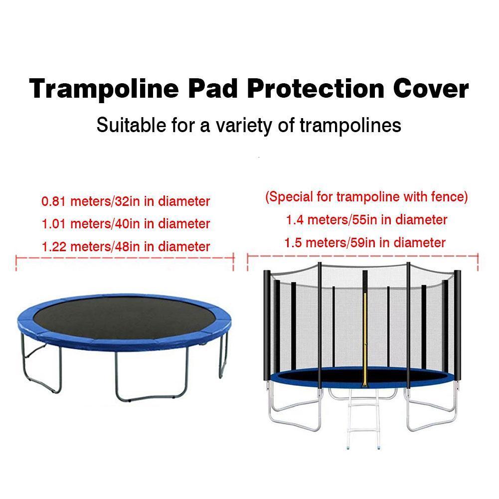 Trampolines Round Trampoline Replacement Safety Pad TearResistant Trampoline Edge Cover Protector Round Frame Pad without Trampoline 230717