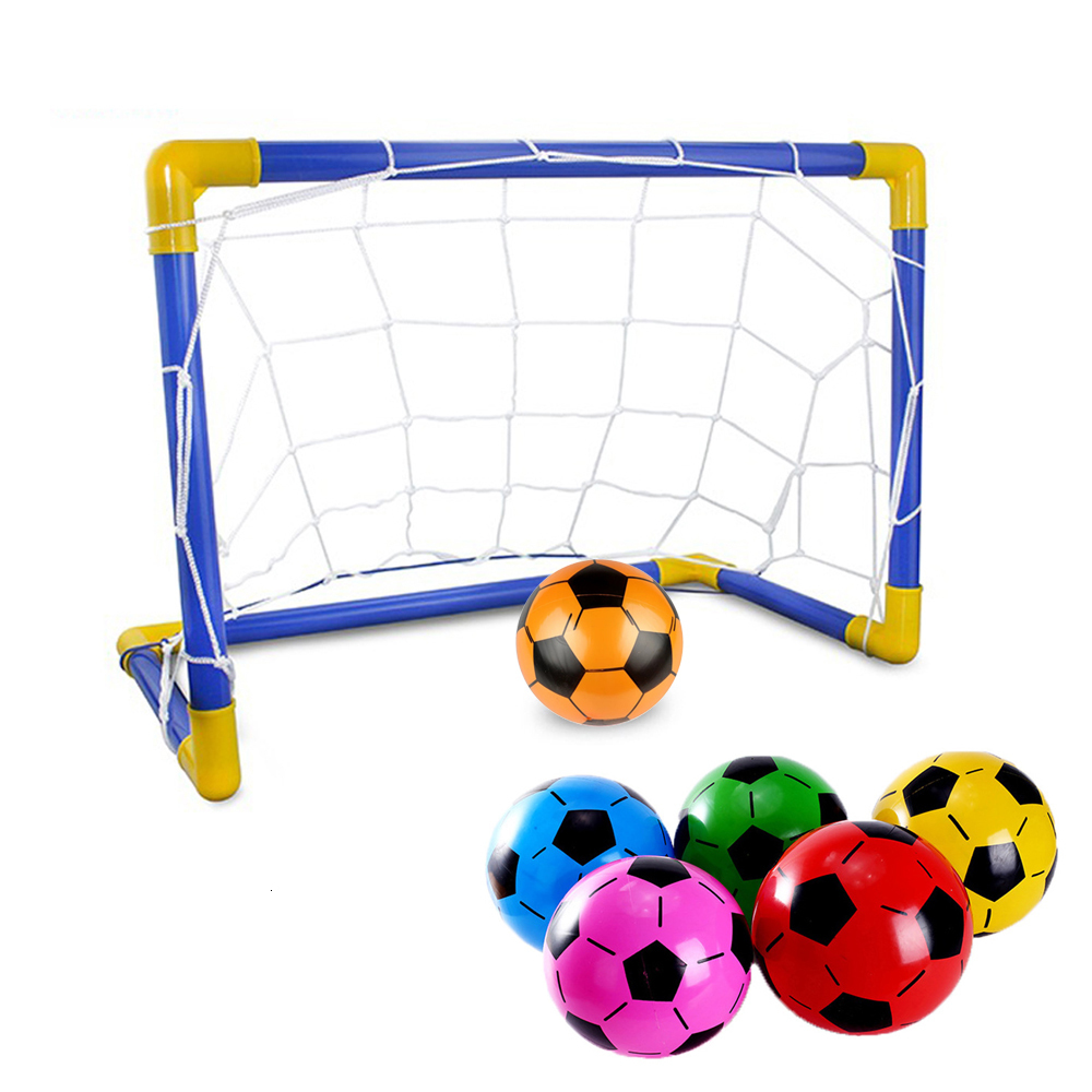 Balls 20cm Children Soccer Ball Multicolor PVC Inflatable Hand Pat Football Sports Matches Training Outdoor Games Beach Elastic Balls 230718