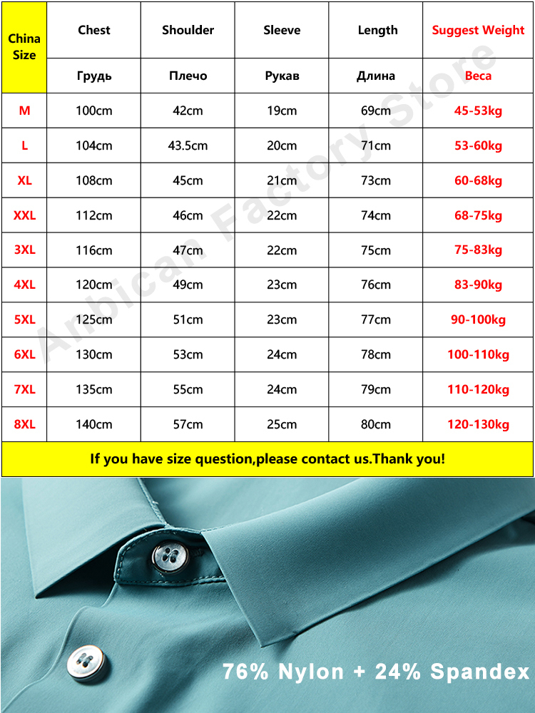 Men s Casual Shirts Summer Quick Dry Men Short Sleeve Breathable Cooling Nylon Silk Solid Shirt Male Social Blouse Plus Size 8XL 230718