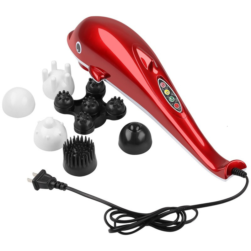 Other Massage Items Dolphin Massager Back Massage Hammer Vibration Infrared Rod Roller Cervical Spine Full Body Massage Relaxation Body Massager 23071