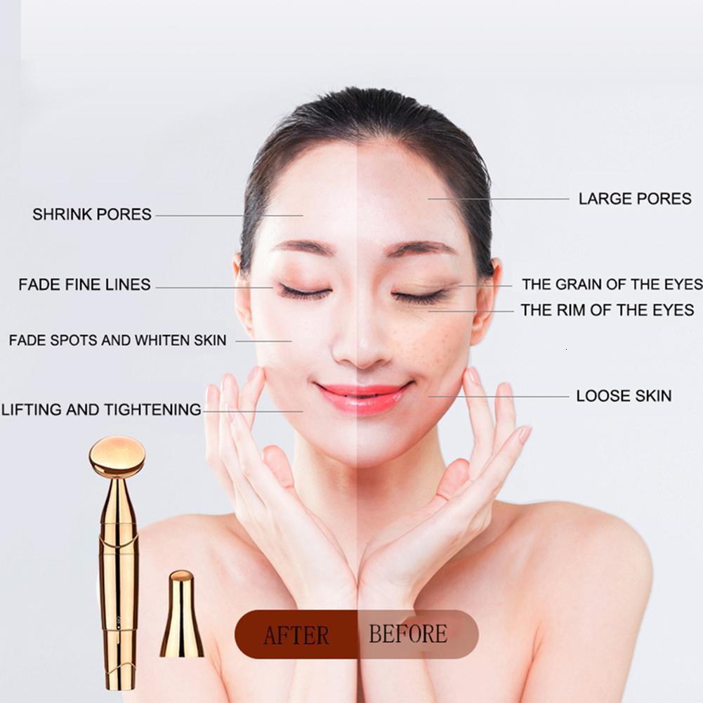 Face Care Devices 3D Vibrating Face Machine 2 in 1 Face Eye Introducer Wrinkle Reducer Body Massager Beauty Device Skin Care tool 230717