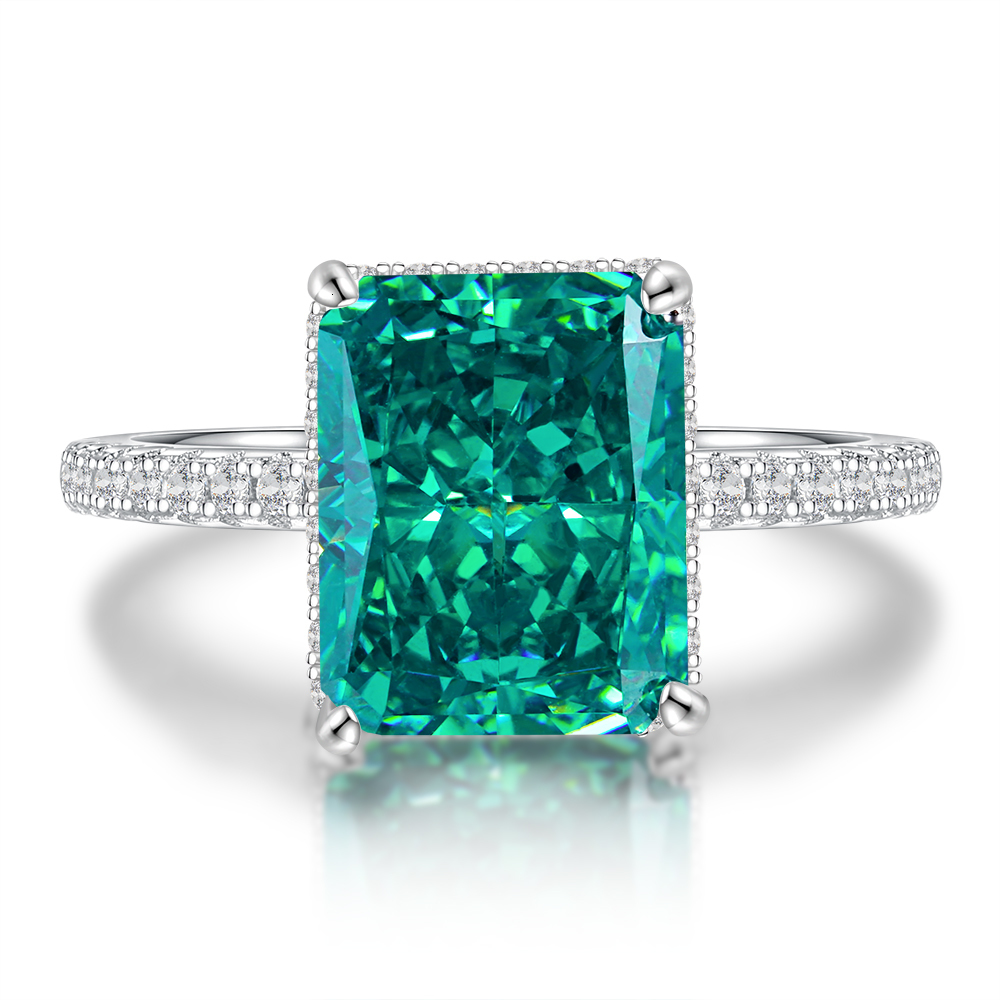 Wedding Rings Wong Rain 925 Sterling Silver Created e Gemstone Birthstone Wedding Engagement Ring Fine Jewelry Wholesale FD26507658 230718