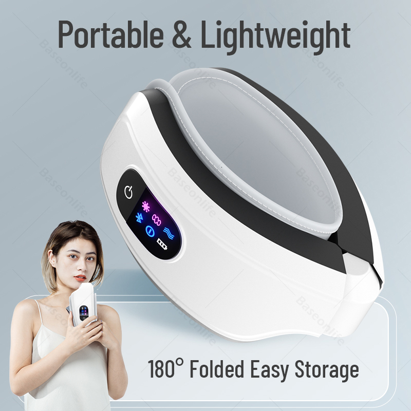 Eye Massager 6D Smart Airbag Vibration Care Instrument Compress Bluetooth Massage Glasses Fatigue Pouch Wrinkle p 230801
