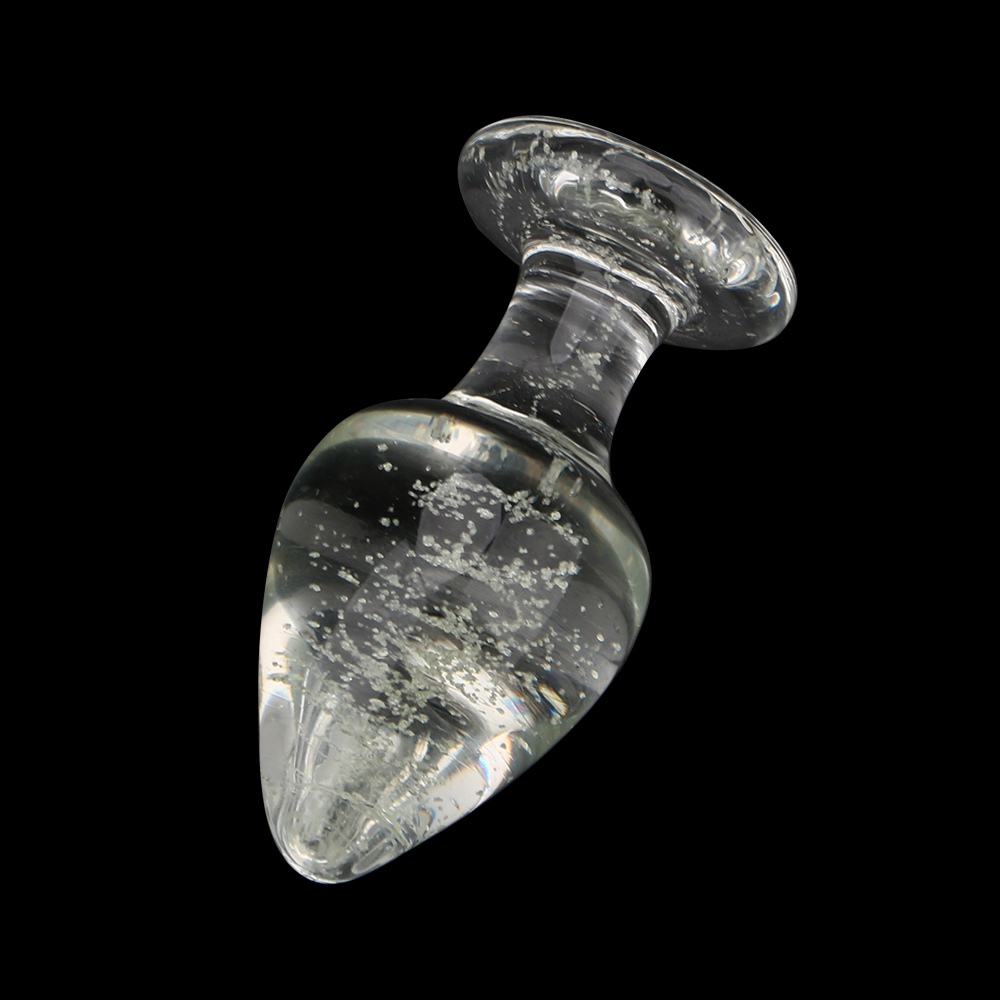 Adult Toys 2035mm luminous buttock plug glass anus bead suitable for female Dildo masturbation Sex toy adult male couple games sex products 230719
