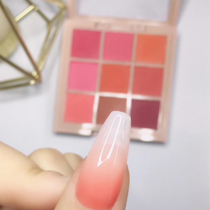 Nail Glitter Nail Powder Palette 9 Color Nail Gradual Shining Pigment Set Chromium Powder Holographic Aurora Powder 230718